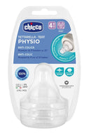 CHICCO - tettarella perfect 5 4m in silicone 3 fori 2 pezzi