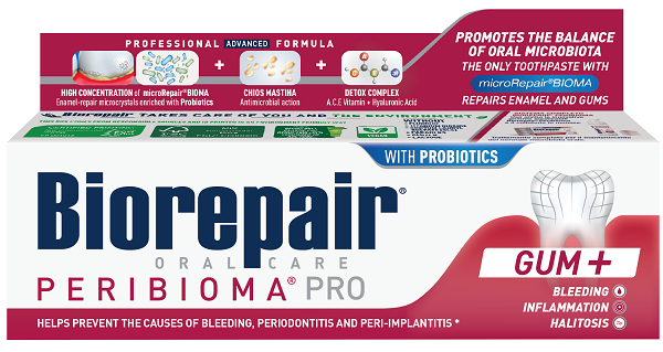 Biorepair oral care peribioma pro collutorio gengive mousse 200 ml