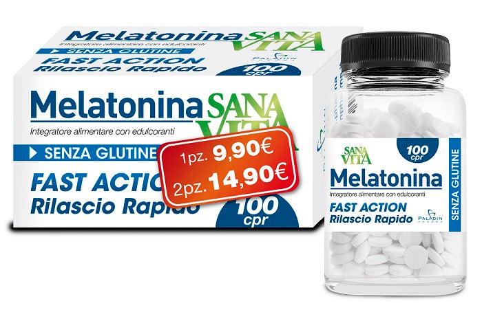 Sanavita melatonina 100 comprimidos