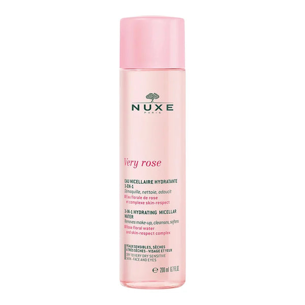 NUXE - Very Rose - acqua micellare idratante 3 in 1, 200 ml