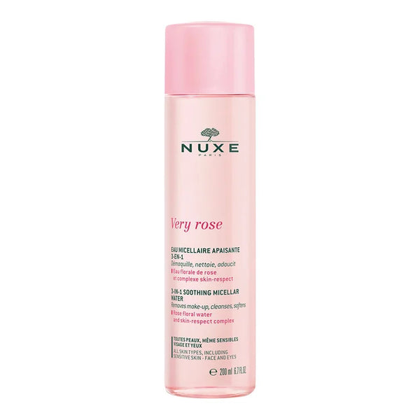 NUXE - Very Rose - acqua micellare lenitiva 3 in 1, 200 ml