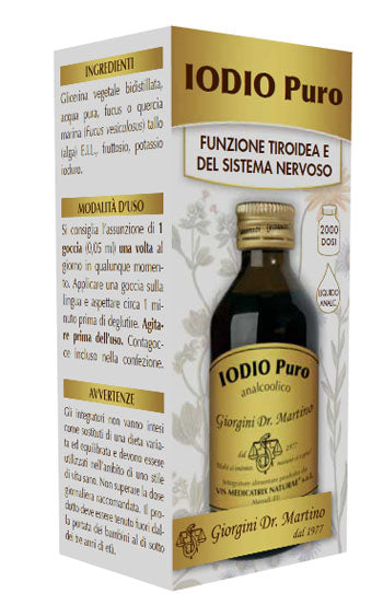 Iodio puro analcolico 100 ml