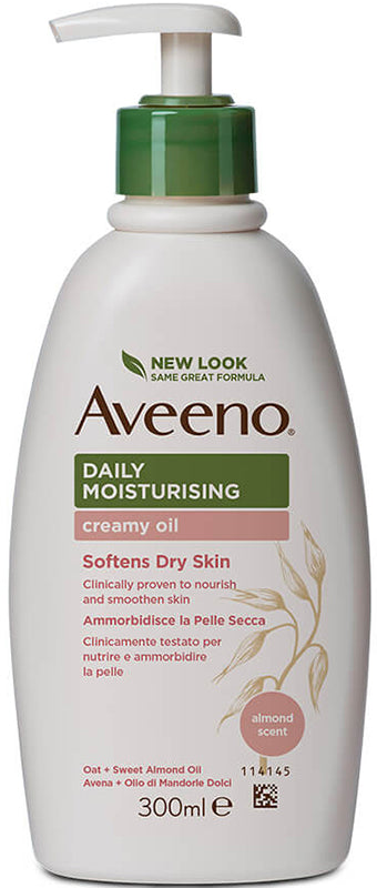 Aveeno pn moisturizing body oil cream 300 ml