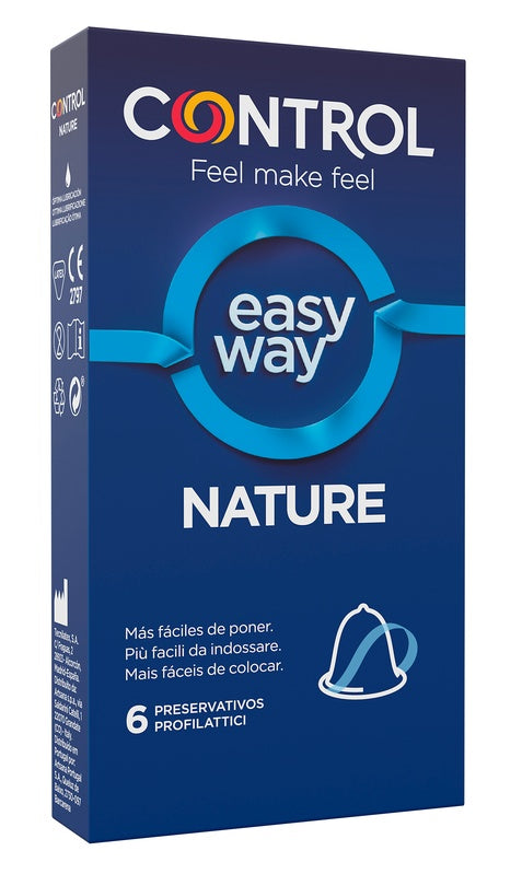 Profilattico control nature easy way 6 pezzi