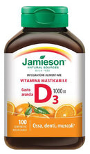 Jamieson vitamina d masticabile arancia 100 compresse