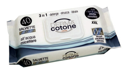 Dermacotone salviettine micellare pop up 40 pezzi