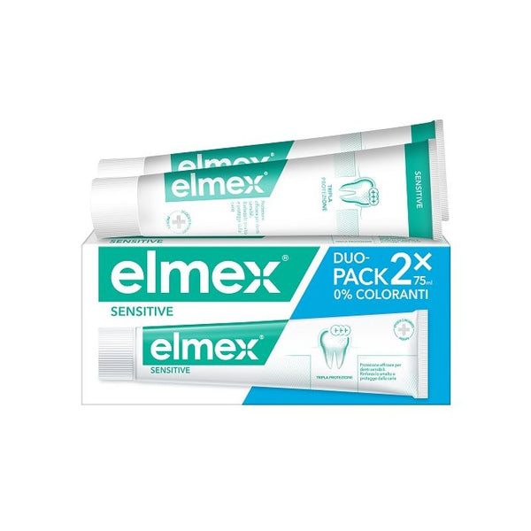 Elmex sensitive dentifricio bitubo 2x75 ml