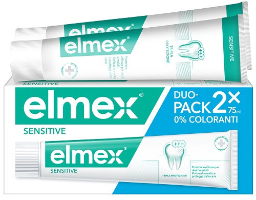 Elmex sensitive dentifricio bitubo 2x75 ml