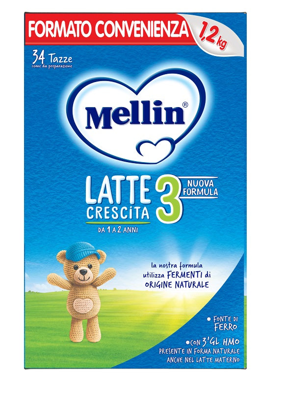 Mellin latte crescita 3 1,2 kg