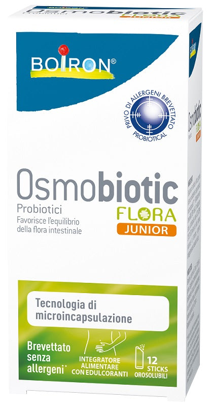 Osmobiotic flora junior 12 sticks bucales