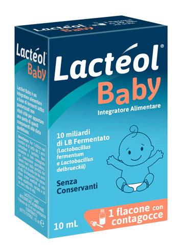 Lacteol baby bottle with dropper 10 ml