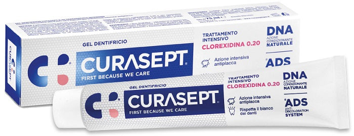 Curasept dentifricio 0,20 75 ml ads+dna