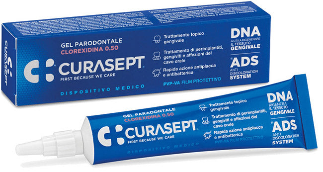 Curasept periodontal gel 0.5% 30 ml ads + dna