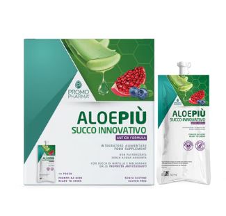 Jugo fresco de aloe vera fórmula antiox 10 barritas