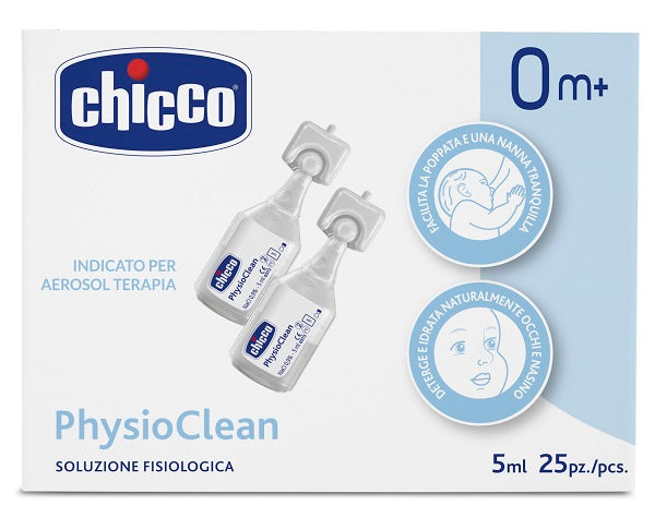 Chicco soluzione physioclean 5 ml 25 pezzi