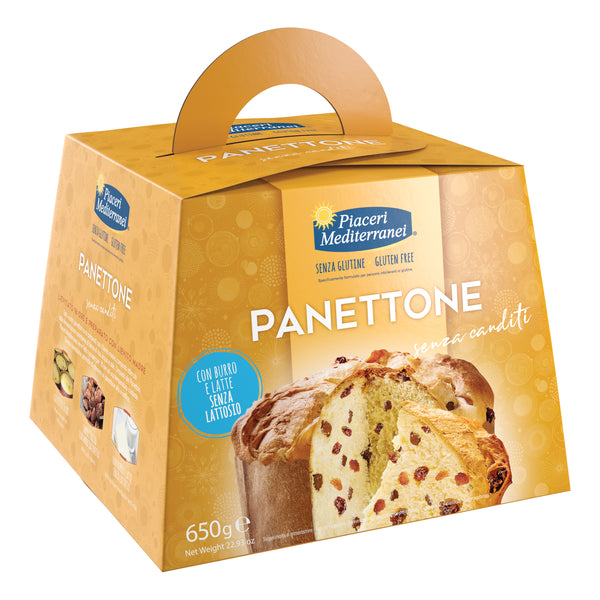 Piaceri mediterranei panettone senza canditi 650 g