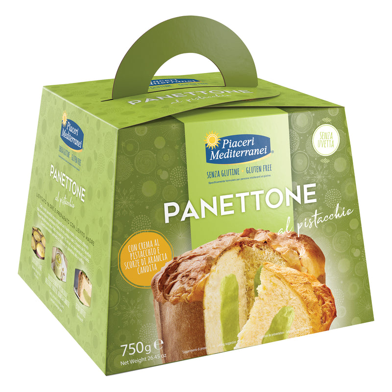 Panettone de pistacho placeres mediterráneos 750 g