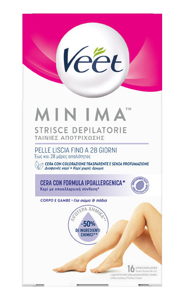 Veet strisce corpo ipoallergeniche 16 pezzi