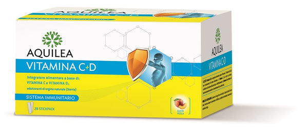 Aquilea vitamina c+d 28 sobres stick