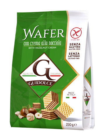 Wafer con crema alla nocciola 250 g