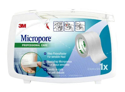 Cerotto in carta 3m micropore surgical tape m5x25mm dispenser