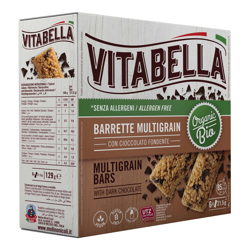 Vitabella multigrain bar with chocolate chips 129 g