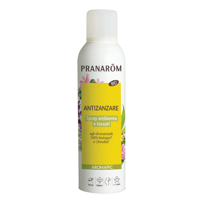 Pranarom aromapic spray ambiente e tessuti antizanzare con oli essenziali + citriodol 100 ml