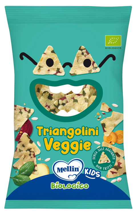 Mellin snack bio triangolini veggie 30 g