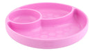 Chicco piatto silicone ventosa rosa