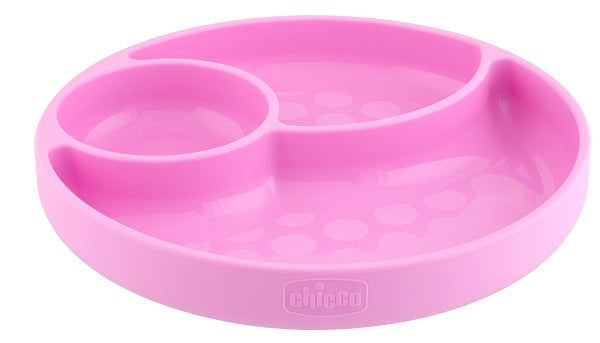 Chicco flat silicone suction cup pink