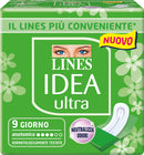 Lines Idea ultra assorbenti anatomici senza ali - 9 pezzi