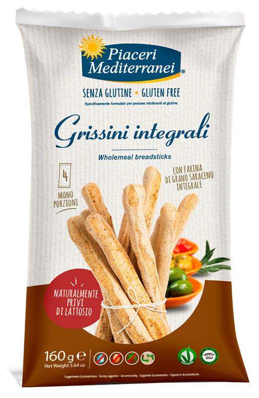 Mediterranean pleasures wholemeal breadsticks 160 g