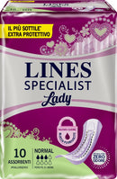 Lines Assorbenti per incontinenza lines specialist lady normal 10 pezzi
