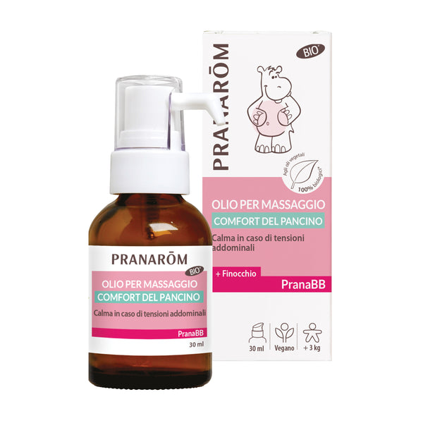 Pranarom pranabebe oliomassaggi confortpancino bio 30 ml