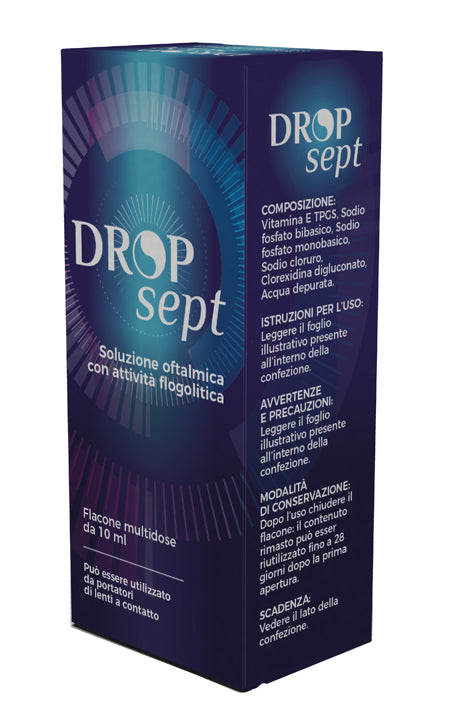 Soluzione oftalmica dropsept 10 ml