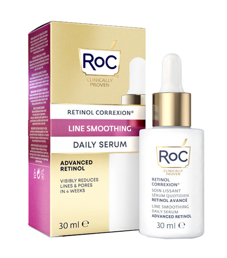 Roc retinol correxion line smoothing siero viso giorno 30 ml