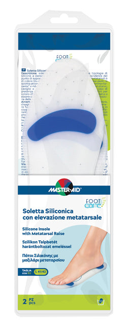 Soletta siliconica master-aid footcare large 41-42 metatarso i6