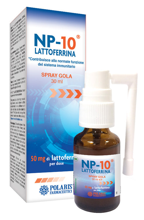 Np-10 lactoferrin throat spray 30 ml