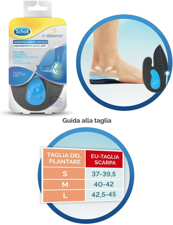 SCHOLL - heel insole s 2 pieces