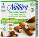 Nattura cannolo crunch con crema al cocco bio 5 pezzi da 25 g