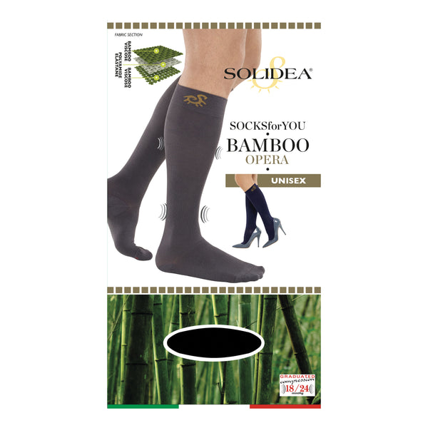 Socks for you bamboo opera gray knee-highs xxl