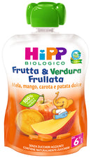 Hipp bio frutta & verdura mela mango carota patata dolce 90 g