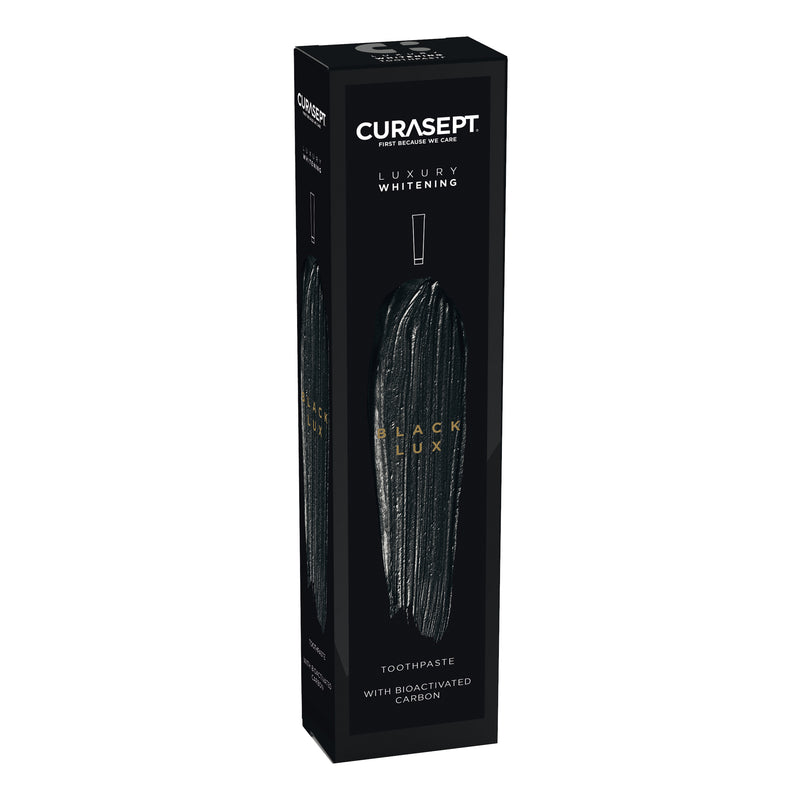 Curasept black luxury whitening dentifricio 75 ml