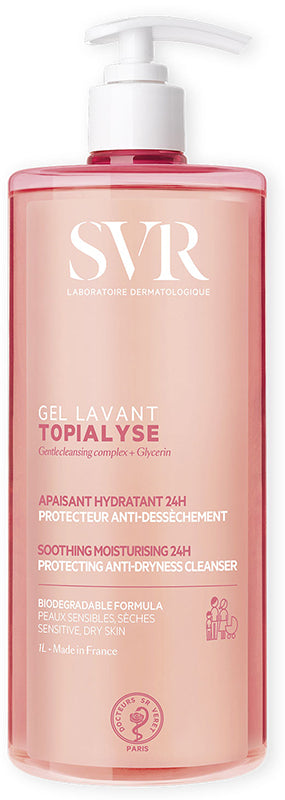 SVR - Topialyse - Gel Lavant Detergente Lenitivo Idratante Anti-Secchezza 1 litro