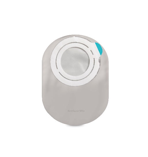 Sensura mio flex 2-piece system with adhesive hook closed-bottom colostomy bag coated 70mm 550ml 30 pieces