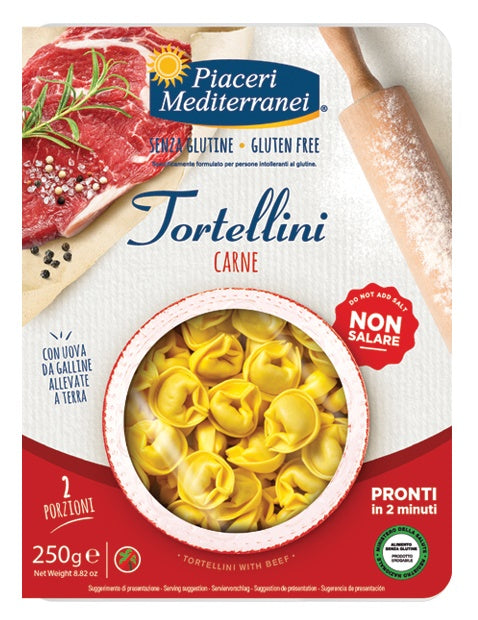 Placeres mediterráneos tortellini de carne 250 g