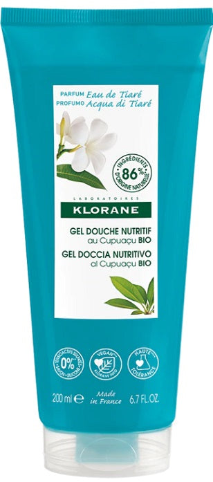 Klorane gel doccia eau de tiare 200 ml