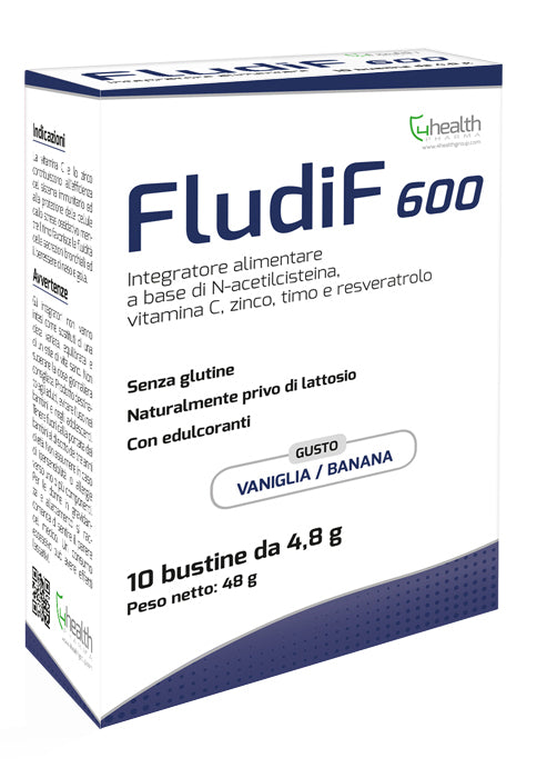 Fludif 600 vainilla/plátano 10 sobres