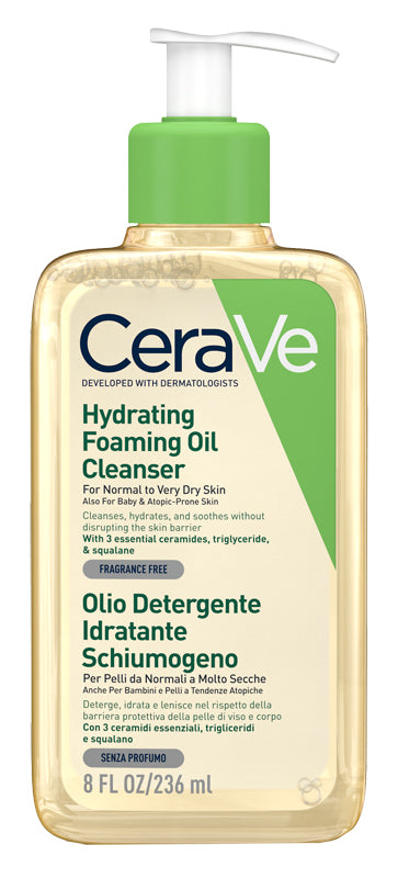 CERAVE - Olio detergente idratante pelli da normali a molto secche, 236 ml