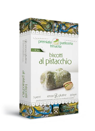 Premiata Trinacria pastelería galleta de pistacho 5x10 g